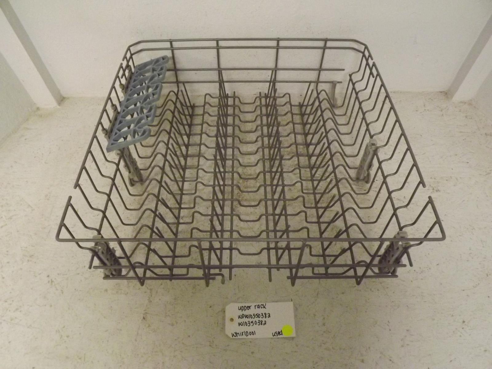 Whirlpool Dishwasher WPW10350382 W10350382 Upper Rack Used Whirlpool Dishwasher WPW10350382 W10350382 Upper Rack Used